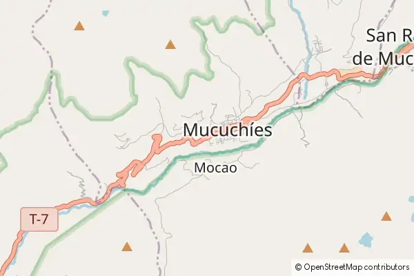 Mapa Mucuchíes