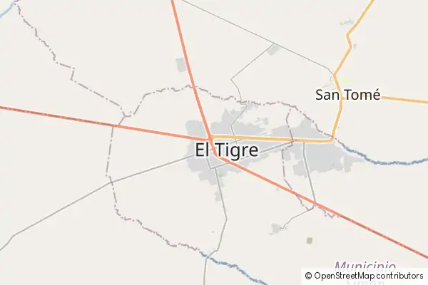 Mapa El Tigre