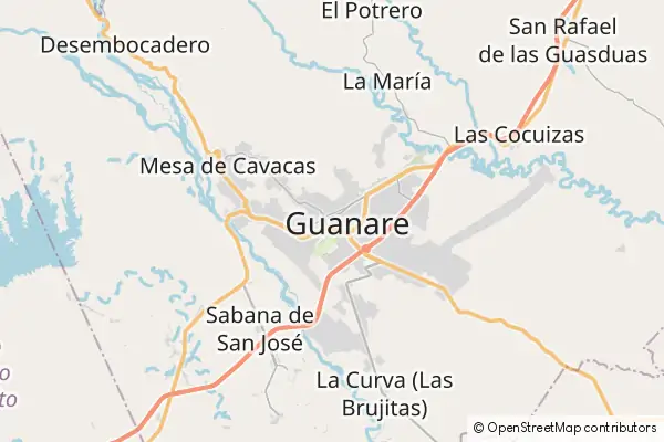 Mapa Guanare