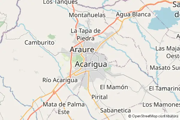 Mapa Acarígua