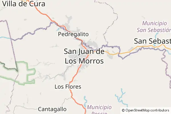 Mapa San Juan de Los Morros