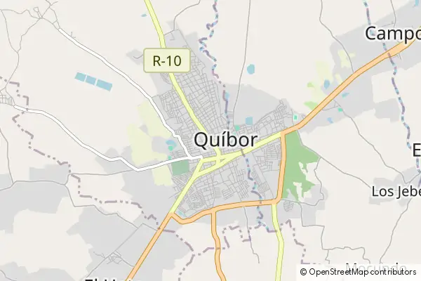 Mapa Quibor