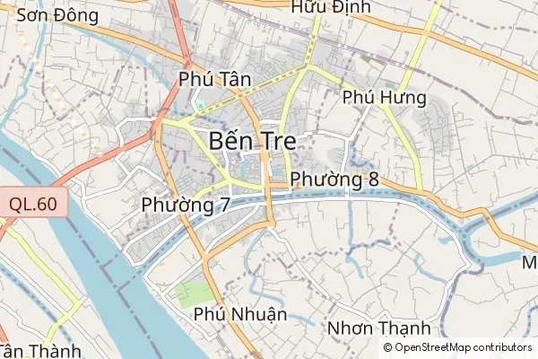 Mapa Bến Tre