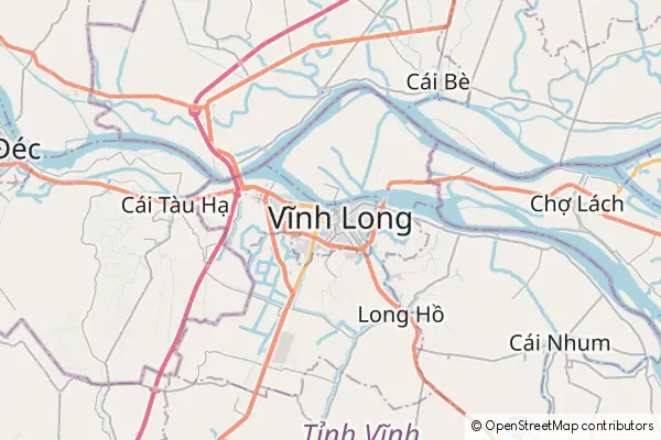 Mapa Vĩnh Long