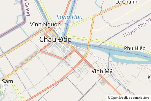 Mapa Chau Doc