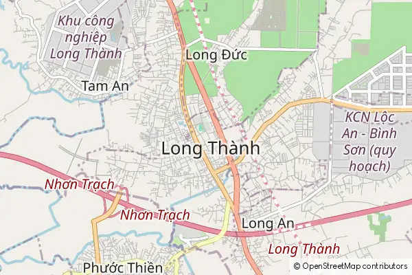 Mapa Long Thành