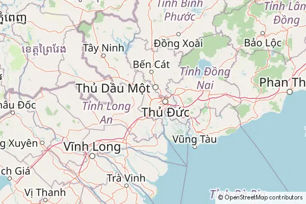 Mapa Ho Chi Minh