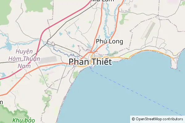 Mapa Phan Thiết