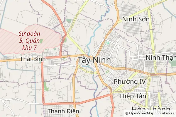 Mapa Tây Ninh