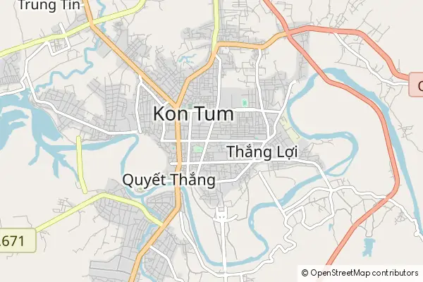 Mapa Kontum