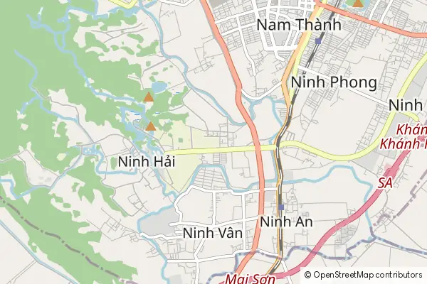 Mapa Ninh Thang