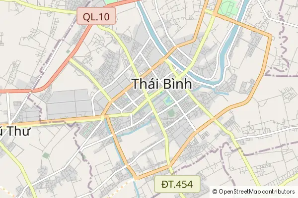 Mapa Thái Bình