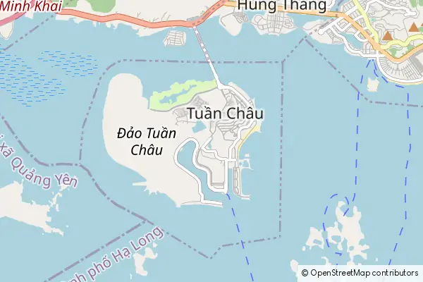 Mapa Tuan Chau Island