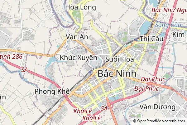 Mapa Bắc Ninh