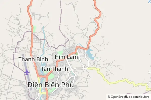 Mapa Dien Bien Phu