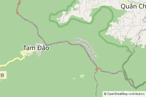 Mapa Tam Dao