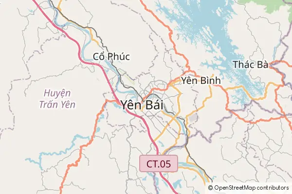 Mapa Yên Bái