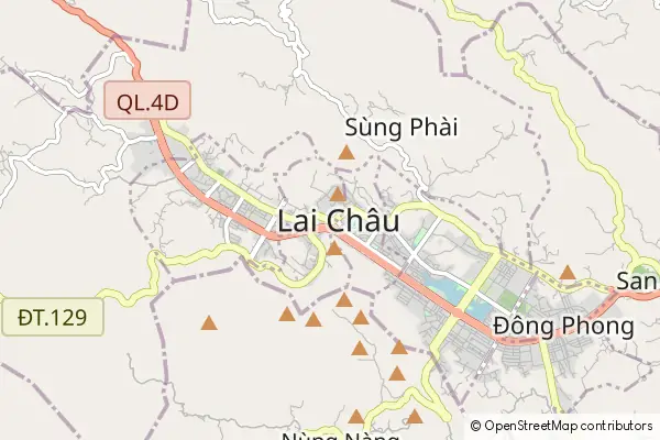 Mapa Lai Châu