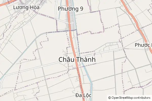 Mapa Thị Tran Chau Thanh