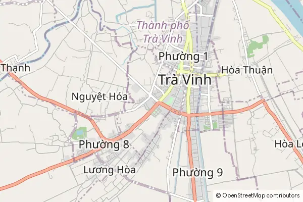 Mapa Trà Vinh