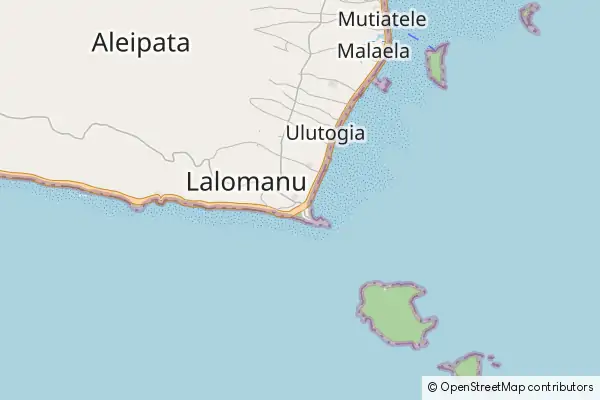 Mapa Lalomanu