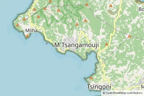 Mapa Mtsangamouji