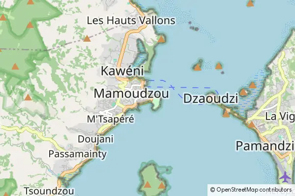 Mapa Mamoudzou