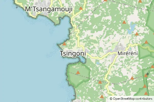 Mapa Tsingoni