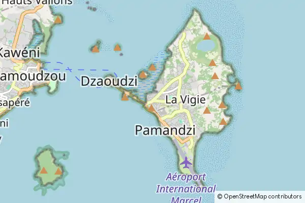 Mapa Dzaoudzi