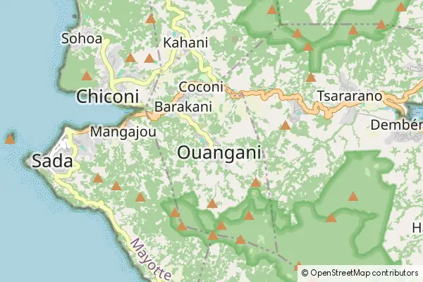 Mapa Ouangani