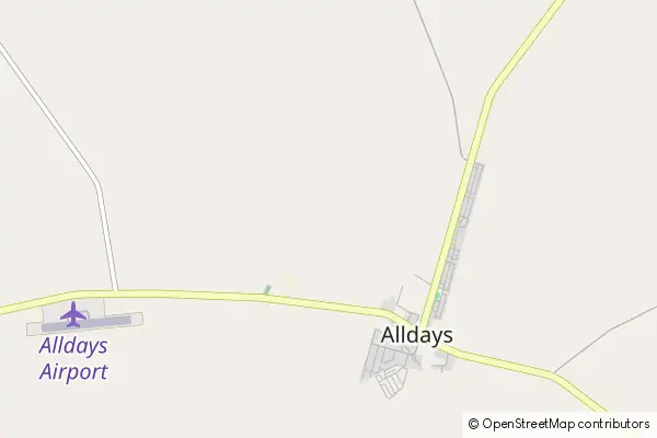 Mapa: Alldays • © OpenStreetMap contributors Mapa Alldays