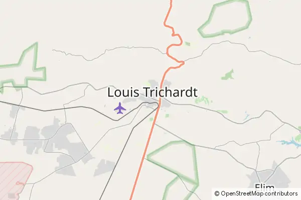 Mapa Louis Trichardt