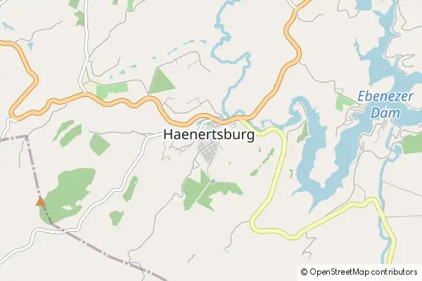 Mapa Haenertsburg