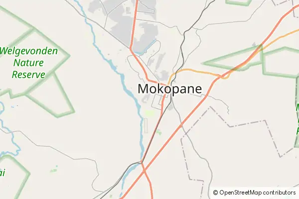 Mapa Mokopane