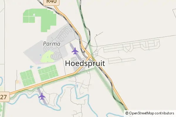 Mapa Hoedspruit