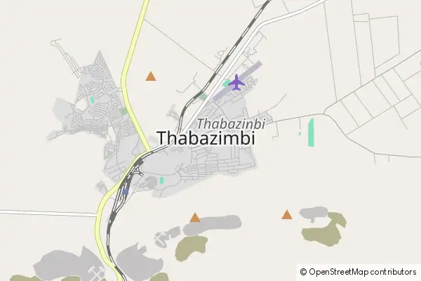 Mapa Thabazimbi