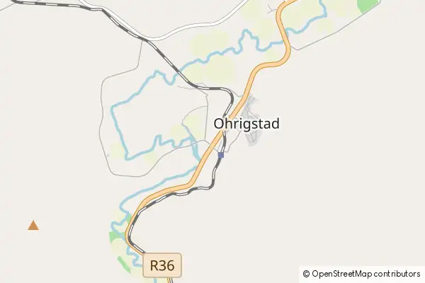 Mapa Ohrigstad