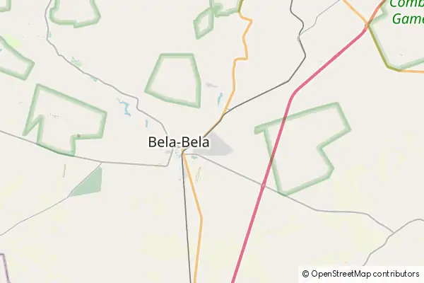 Mapa Bela Bela