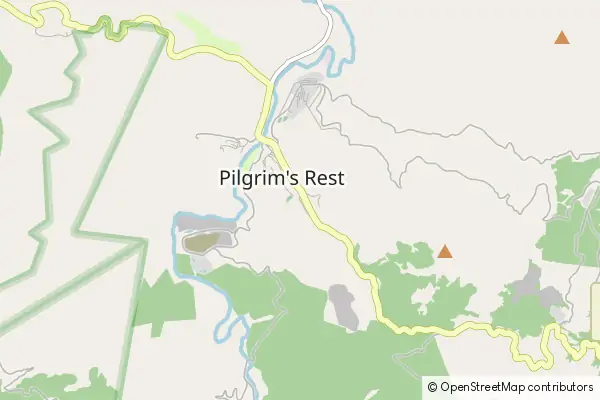 Mapa Pilgrim's Rest