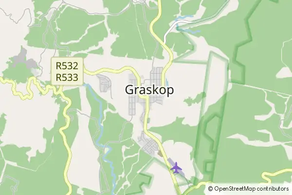 Mapa Graskop