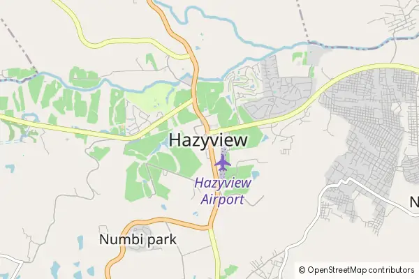 Mapa Hazyview