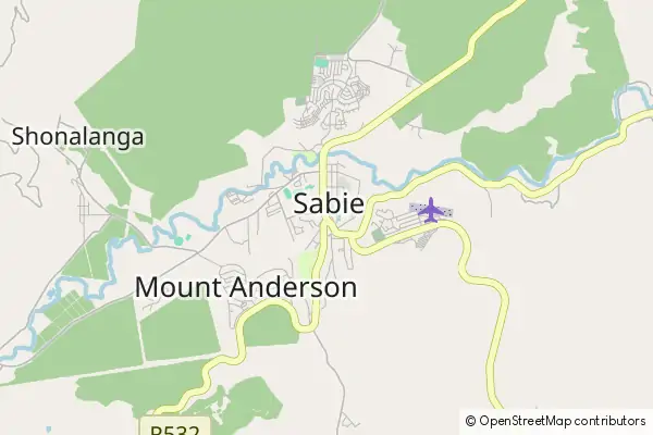 Mapa Sabie