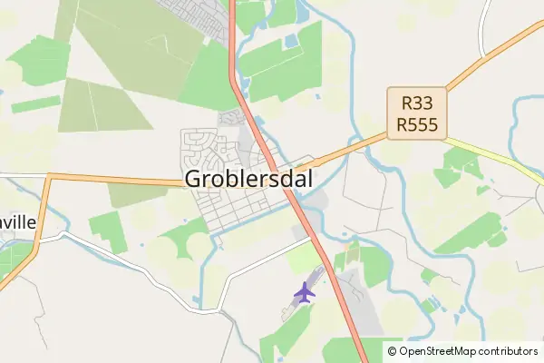 Mapa Groblersdal