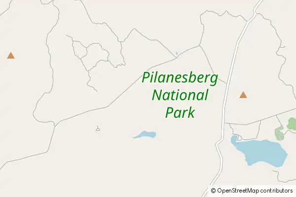 Mapa Park Narodowy Pilanesberg