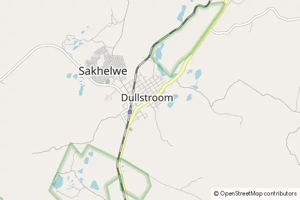 Mapa Dullstroom