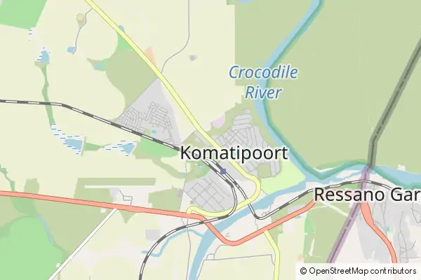 Mapa Komatipoort