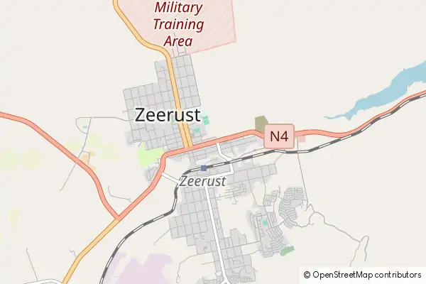 Mapa Zeerust