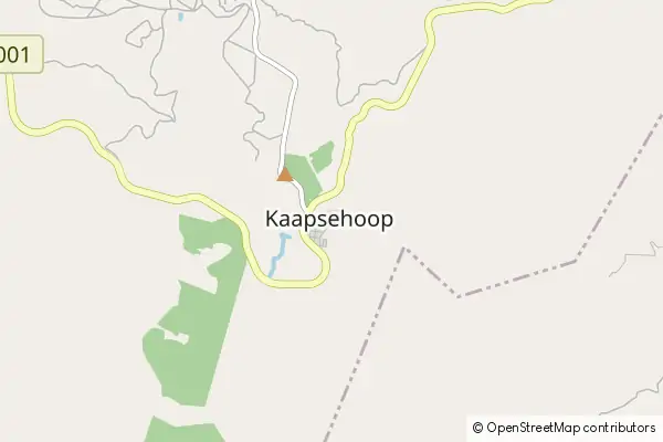 Mapa Kaapsehoop