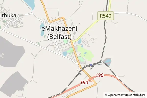 Mapa Belfast