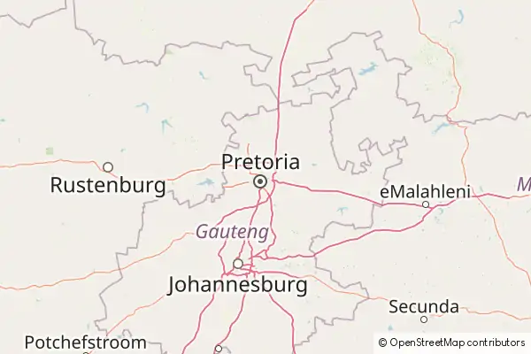 Mapa Pretoria